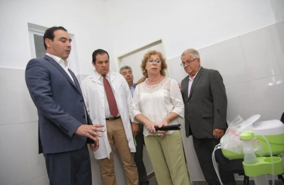 Valdés inauguró el Banco de Leche del Hospital Vidal