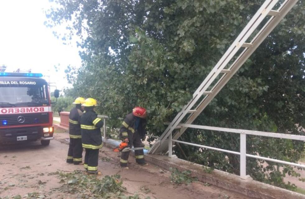 La tormenta causó destrozos en Villa del Rosario