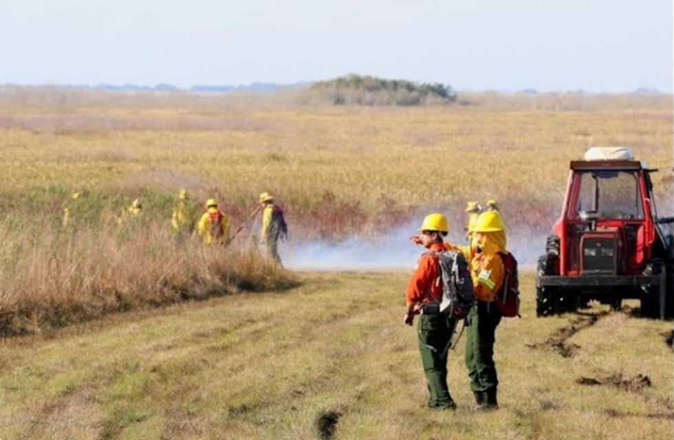Terminaron las quemas programadas en el Parque Nacional Mburucuyá