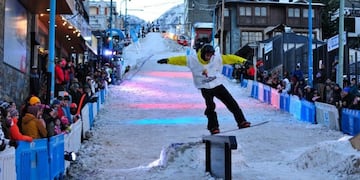 Ushuaia extreme - Exhibición deportes invernales en la ciudad\u002E