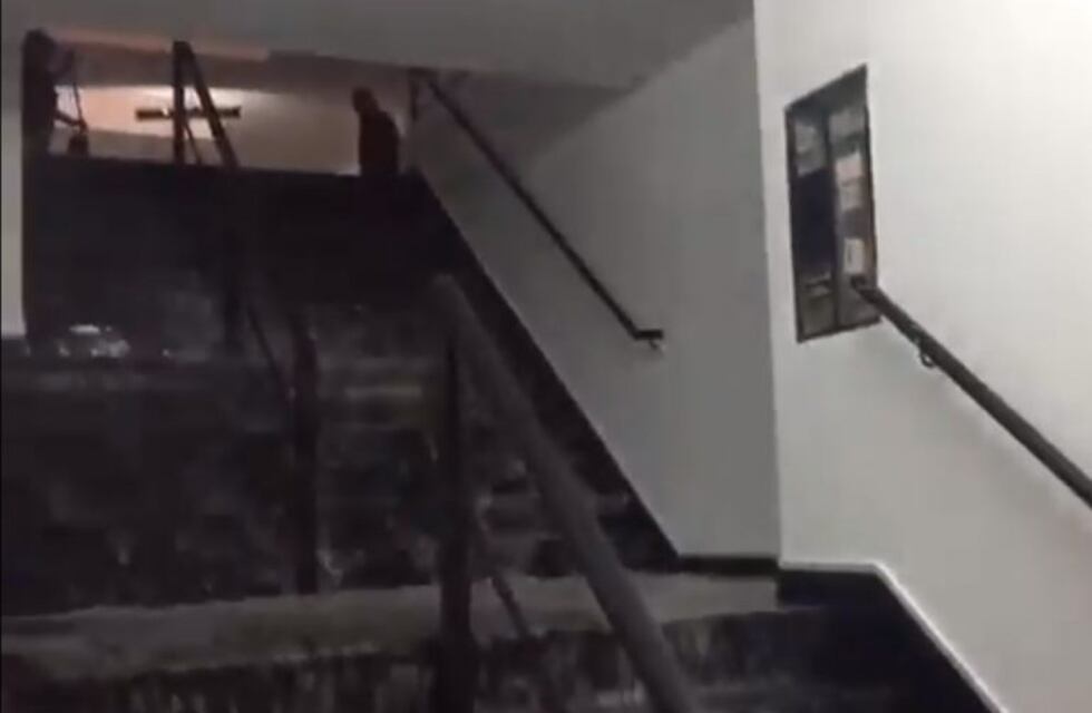 Por la lluvia de la mañana, se inundaron los tribunales de Quilmes