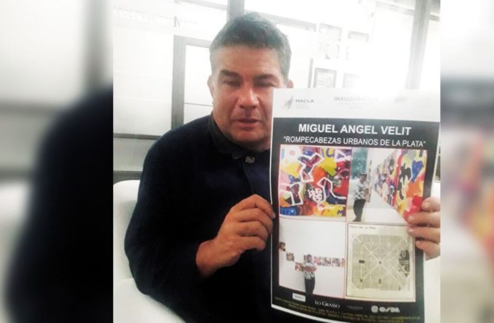 El homenaje de un artista internacional a través de sus pinturas a La Plata