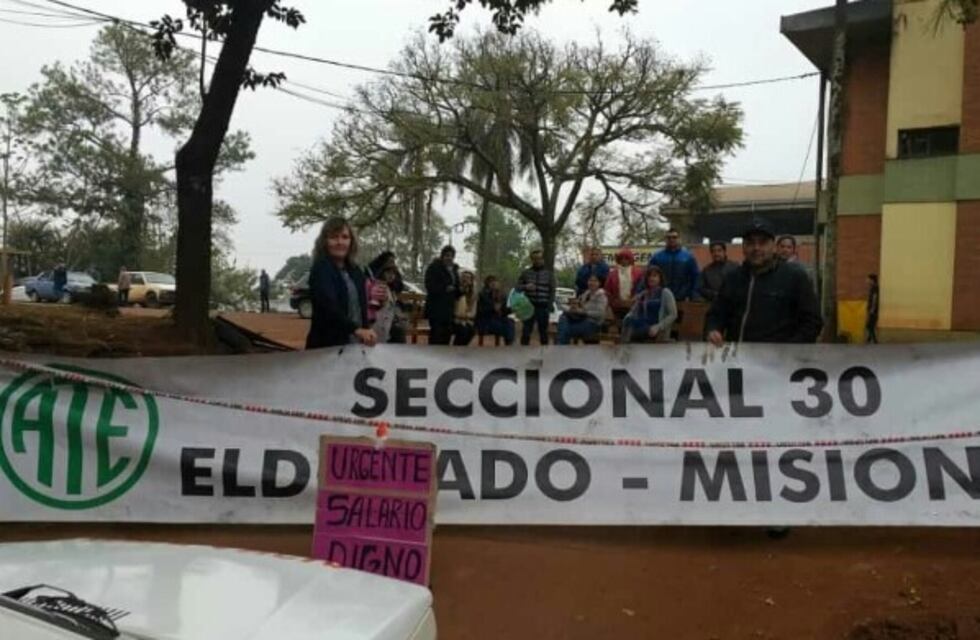 La CTA y el Polo Obrero se manifiestan en Eldorado