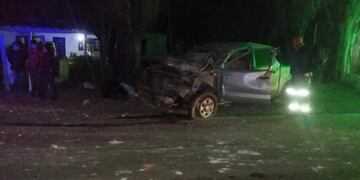 Vuelco Toyota en Villa Atuel