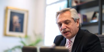 27/04/2020 El presidente de Argentina, Alberto Fernández ECONOMIA SUDAMÉRICA ARGENTINA INTERNACIONAL ESTEBAN COLLAZO / PRESIDENCIA DE ARGENTINA