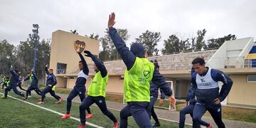 El plantel Albiazul se instaló en Buenos Aires y entrenó en el Centro de Alto Rendimiento de Boca\u002E