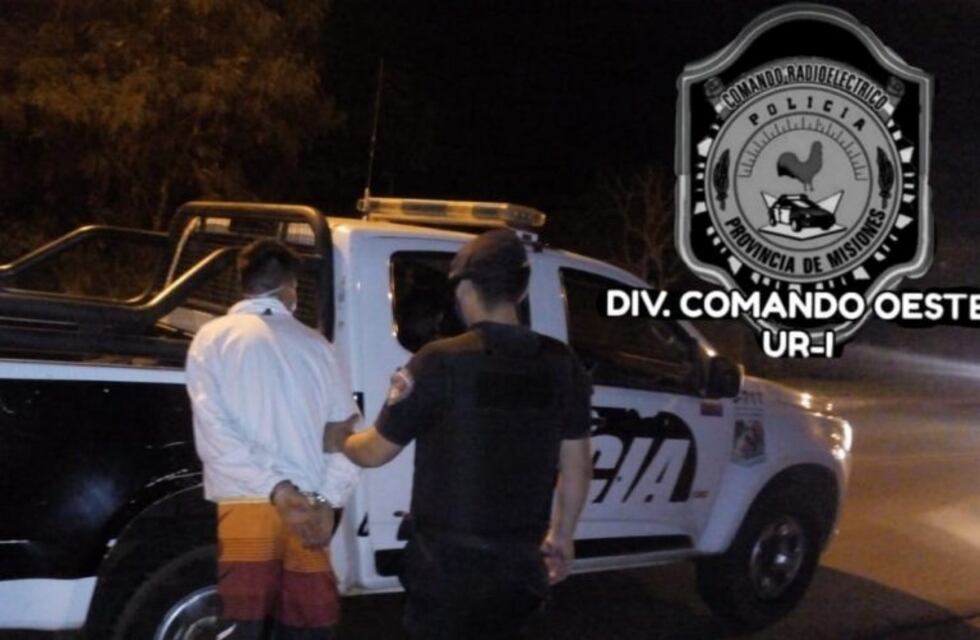 Capturaron a un joven acusado de golpear a su pareja en Posadas