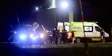 Trasladaron a una de las menores accidentadas\u002E