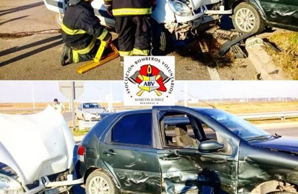 Marcos Juárez: accidente en avenidas Las Colonias y Autopista