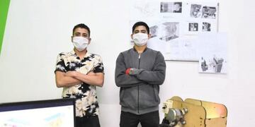 Salteño solidario necesita recursos para fabricar máscaras y respiradores (Facebook Gonzalo Velardez)