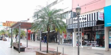 Peatonal Junín se enceuntra a puertas cerradas, solamente locales nacionales abren sus puertas\u002E