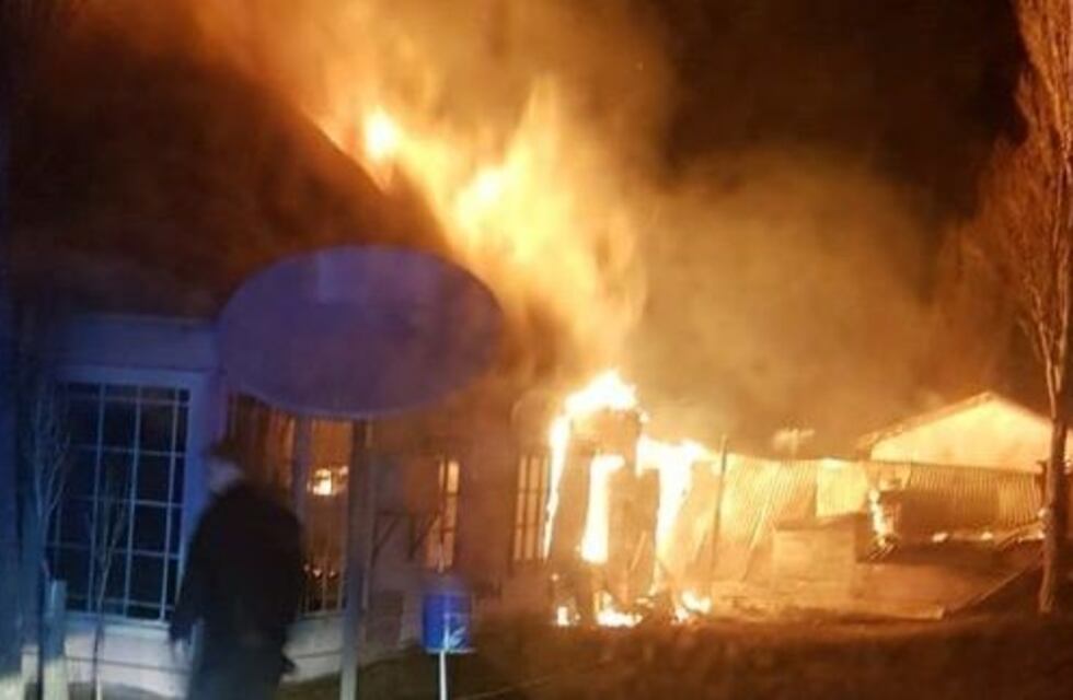 Incendió destruyó antigua estancia La Esperanza
