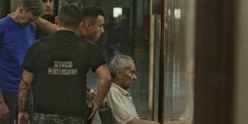 Nicolu00e1s Corradi, de 82 au00f1os, en Tribunales.