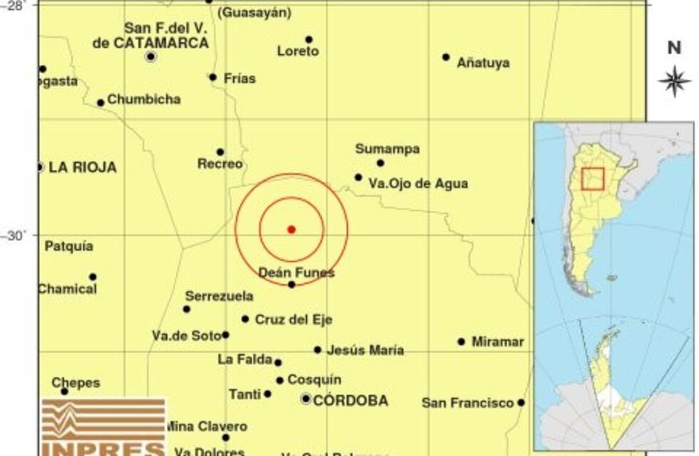 Un leve temblor se sintió en el norte de Córdoba