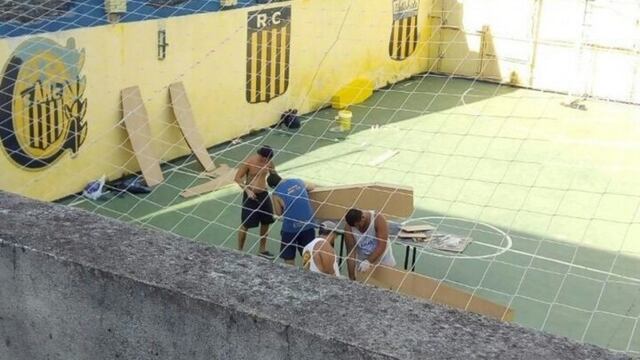 Los simpatizantes utilizaron la subsede conocida como \