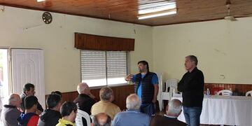 Caruso Lombardio y Omar Labruna