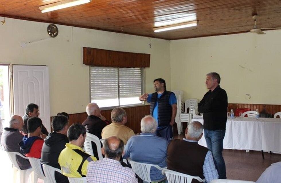 Caruso Lombardi y Angel Labruna en Gualeguaychú