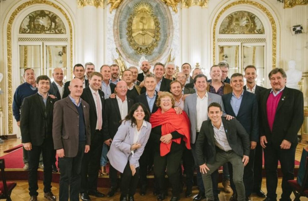Macri saludó en Casa Rosada a los intendentes electos de Cambiemos en Córdoba