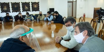 Reunión de Félix con Suárez por Portezuelo del Viento