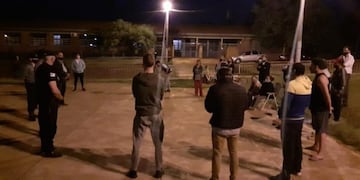 El encuentro se realizó en el playón deportivo del barrio\u002E