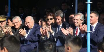 Alberto Fernández y Sergio Uñac\u002E