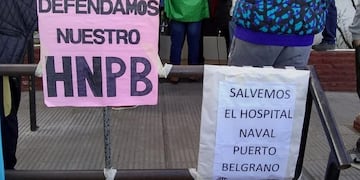 Movilización Hospital Puerto Belgrano