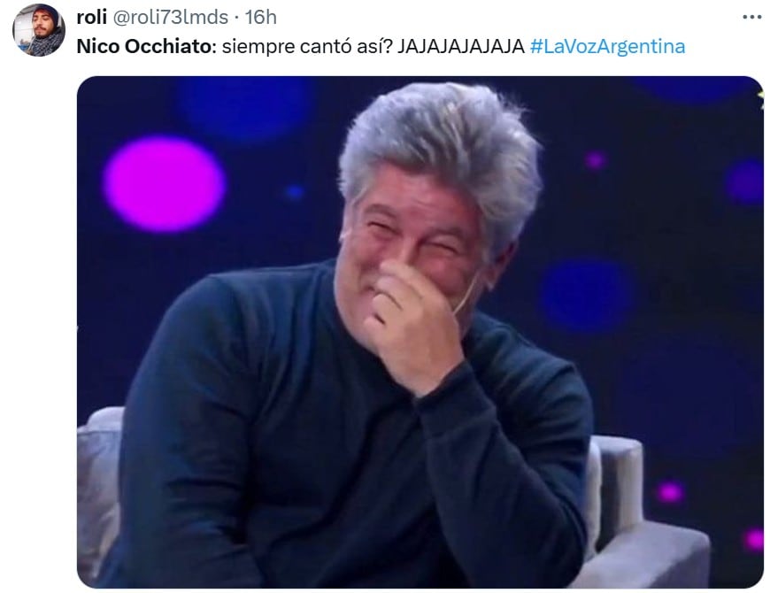 Tras el desafortunado comentario de Nico Occhiato en La Voz Argentina, estallaron los memes