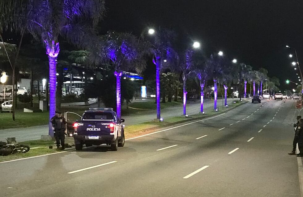 Motociclista gravemente herido tras accidente en el ingreso a la ciudad