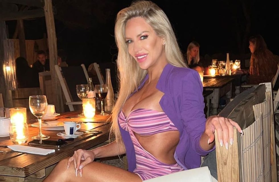 Luciana Salazar se atrevió a todo con un look hardcore: arneses, transparencias y encaje