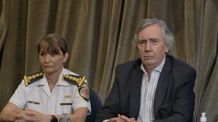 Seguridad: la jefa de la Policía de Córdoba, Liliana Zárate, y el secretario de Seguridad y Prevención, Claudio Stampalija. (La Voz)