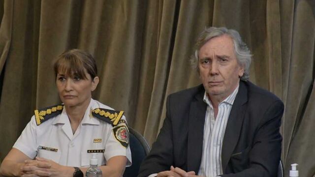 Seguridad: la jefa de la Policía de Córdoba, Liliana Zárate, y el secretario de Seguridad y Prevención, Claudio Stampalija. (La Voz)