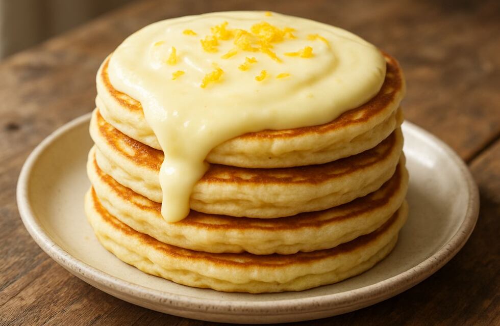 Cómo hacer deliciosos pancakes con crema de limón: receta fácil para un desayuno estilo gourmet
