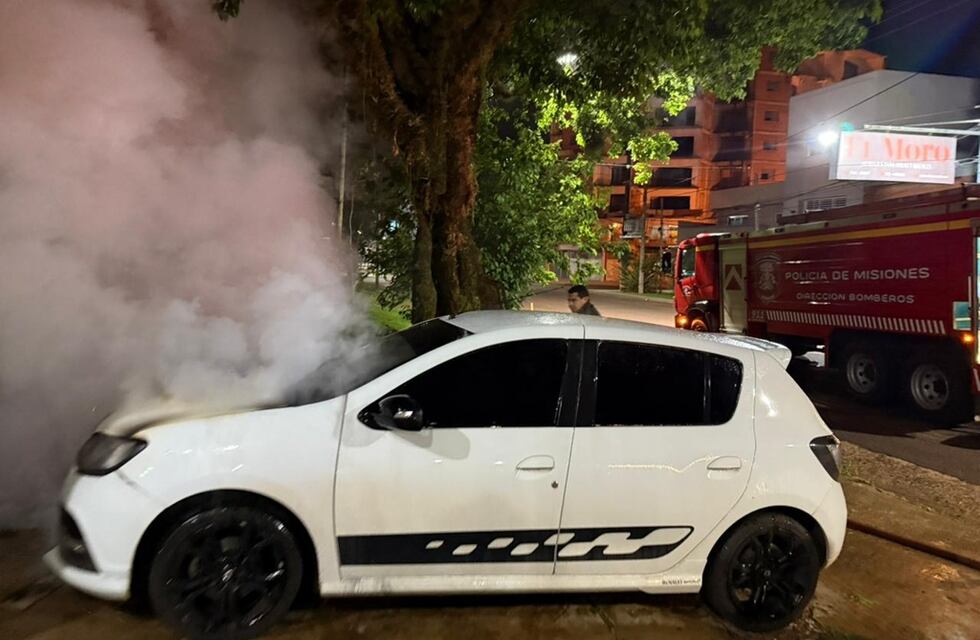 Detuvieron en Posadas a un hombre acusado de incendiar un auto y cometer un robo tras ser identificado por cámaras