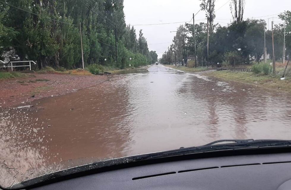 Los efectos de la tormenta: granizo, cortes de rutas, árboles y tenido eléctrico caído y voladura de techos