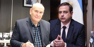 Rubén Rivarola y Guillermo Snopek, ahora en disputa por la conducción del peronismo jujeño.