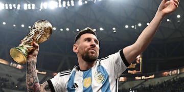 El capitán de la selección argentina consiguió el premio mayor en el estadio Lusail.