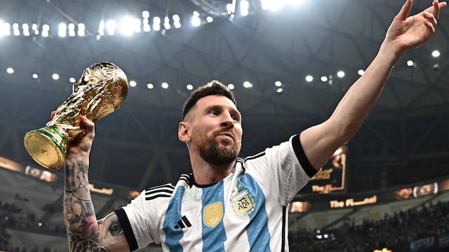 Lionel Messi salió campeón mundial en Qatar el 18 de diciembre de 2022.