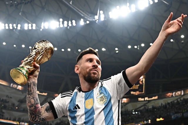 Lionel Messi salió campeón mundial en Qatar el 18 de diciembre de 2022.