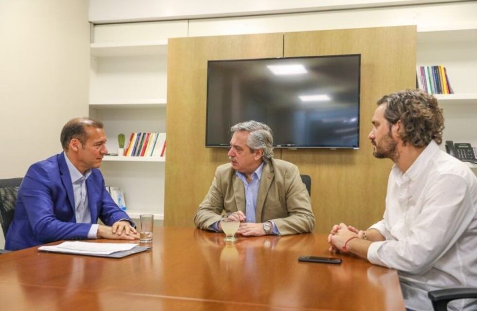 Omar Gutiérrez se reunió con Alberto Fernández en Buenos Aires