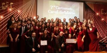 Coro de la UNRC ganó un certámen solidario