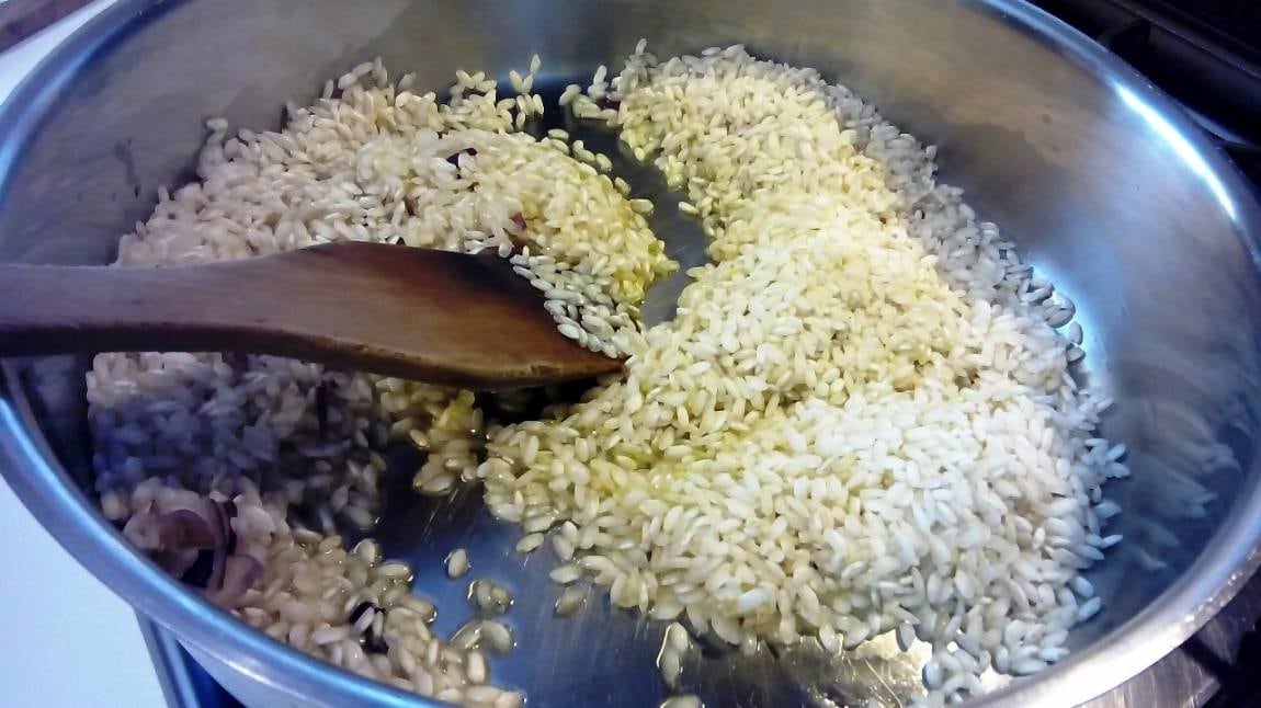 De Italia a tu cocina: risotto de salmón