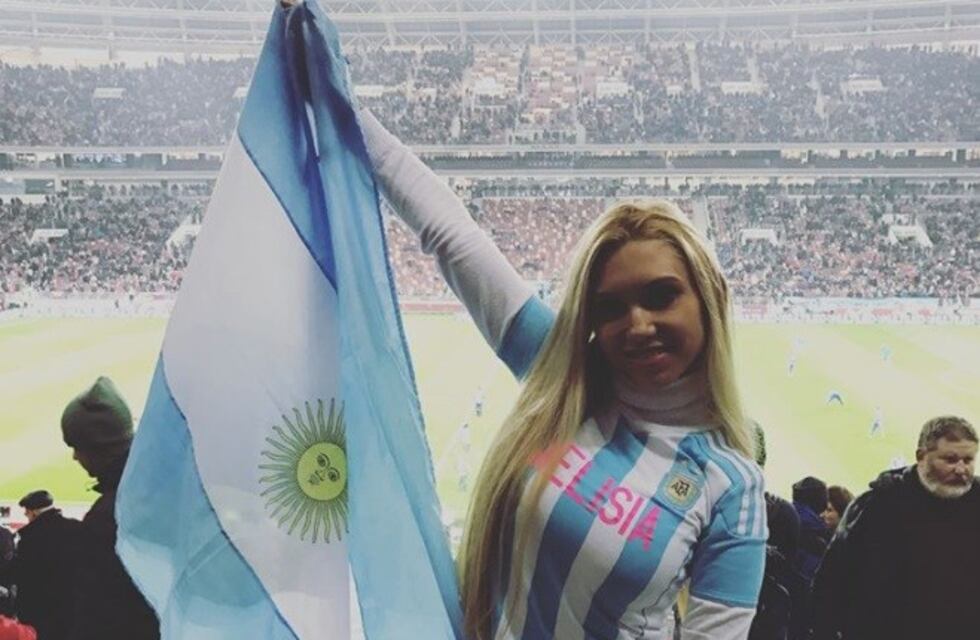 Conocé a Melisia, la hincha de la Selección que hizo furor en Rusia