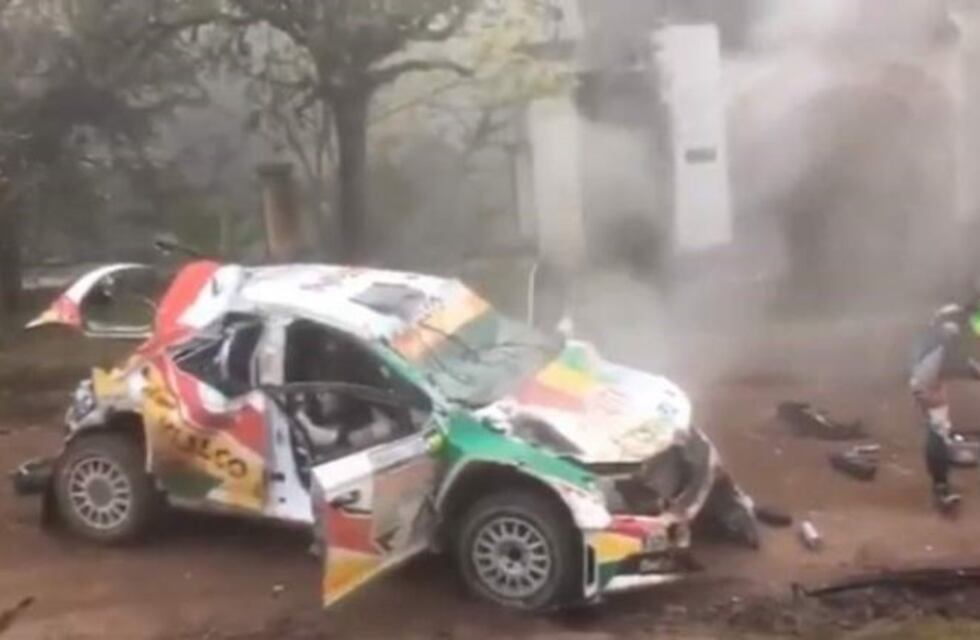 Videos: el vuelco espectacular del piloto de rally Marco Bulacia