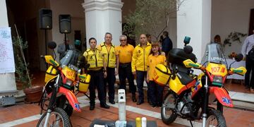 Nuevas moto ambulancias del 107\u002E