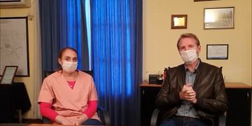 La directora del Hospital \