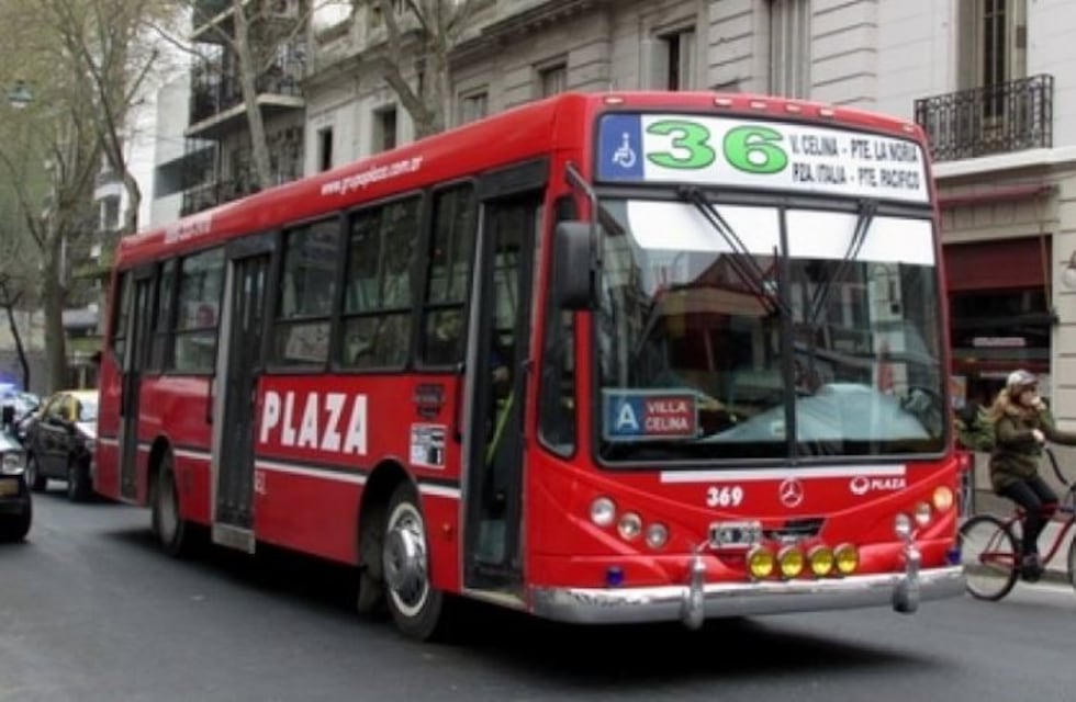 Las líneas de colectivos 36 y 141 paran por tiempo indeterminado