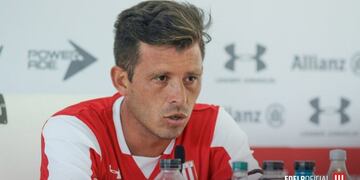 Leandro Benítez habló en la previa al partido con Talleres\u002E