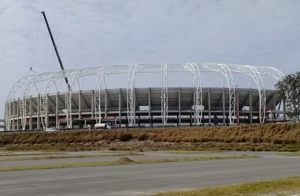 Mira como avanzan las obras en el estadio Único de Santiago del Estero