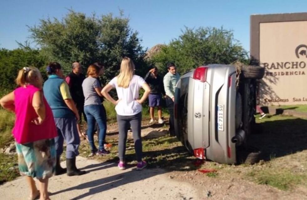 Se quedó dormido y volcó en la Ruta Nº 1