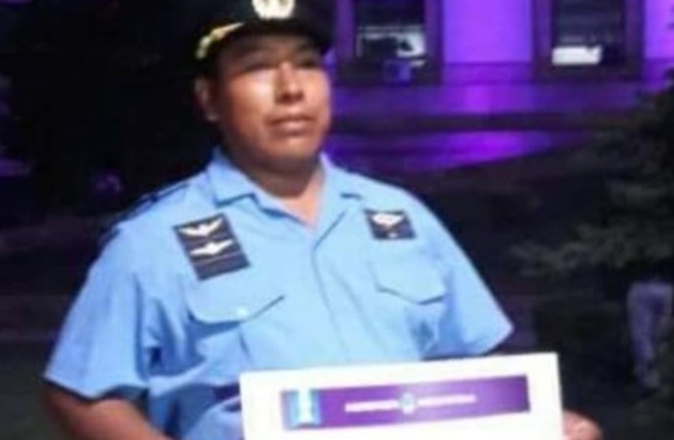 El efectivo auxiliar Daniel Ríos es uno de los policías fallecidos en la tragedia de Luján de Cuyo